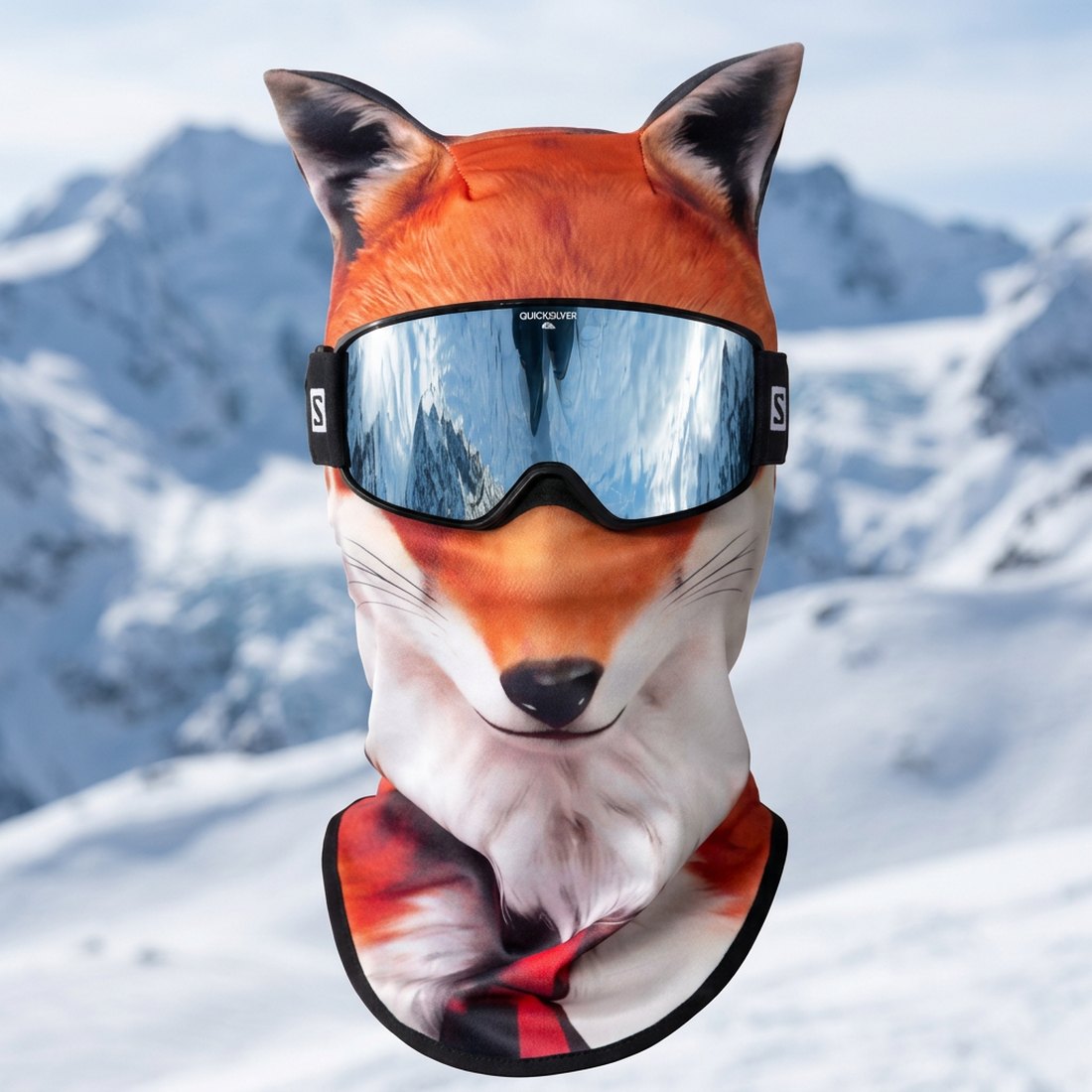 Blaze the red fox Pawclavas ski mask